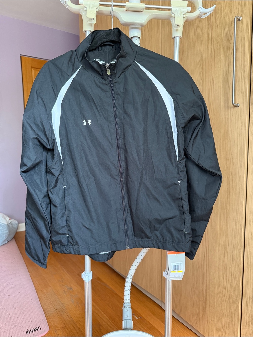 Under Armour Woman’s Black Jacket with White Accents